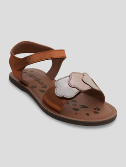 Kickers - Girls Kick Dynastar Tan Sandals