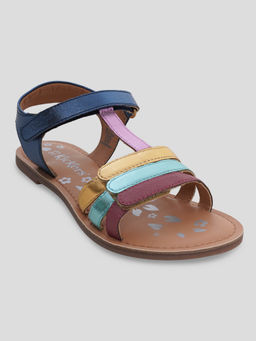 Kickers - Girls Kick Diamanto Metallic Multi-Color Sandals