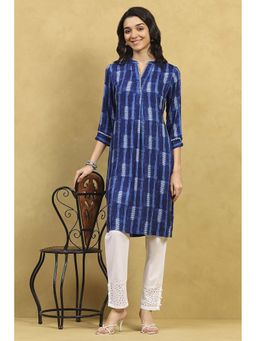 Rangriti - Viscose Rayon Printed Straight Kurta