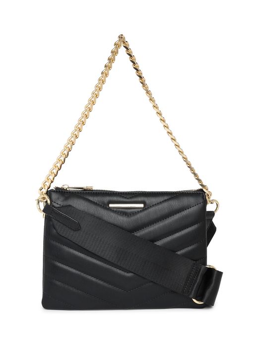 Sling Bag Aldo Us Handbags Buy Aldo Solid Black Sling Bag Online