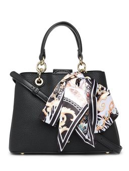 Aldo - Solid Black Satchel Bag