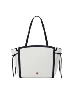 Lino Perros - Monroe Pebble Teddy White Tote Bag