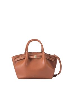 Lino Perros - Monroe Windsor Tan Satchel Bag with Detachable Strap