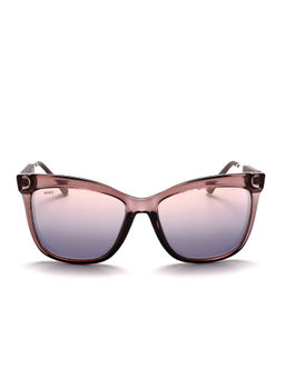 Scott Sunglasses - Grey Lens Cat Eye UV Protected Sunglass Full Rim Purple Frame With Gradient