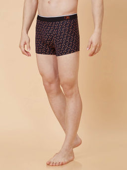 roar for good - Men Bamboo Ultra Soft Navy Blue Printed Trunk