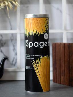 Voncasa - Metal Spaghetti Jar Black (1700ml)