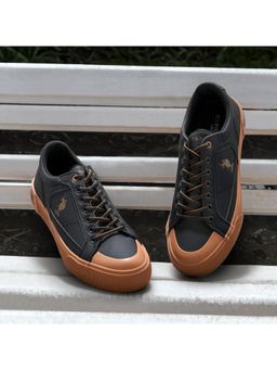 U.S. POLO ASSN. - RUBEN 3.0 Black Stylish Casual Sneakers for Men