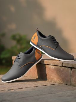 U.S. POLO ASSN. - Men DARRYL 3.0 Navy Blue Derbies