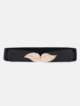 Kazo - Golden Leafy Buckle Belt