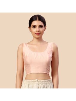 Studio Shringaar - Readymade Art Silk Sleeveless Stitched Blouse