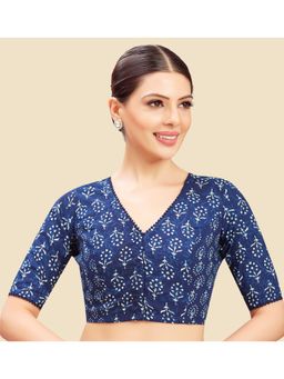 Studio Shringaar - Women Cotton Half Sleeve Stitched Blouse