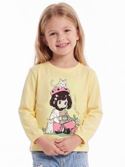 max - Girls Printed T-Shirt