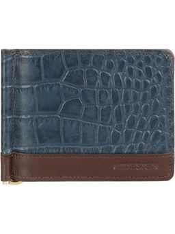 Hidesign - Blue Croco Wallet -(EE 346-315 RF)