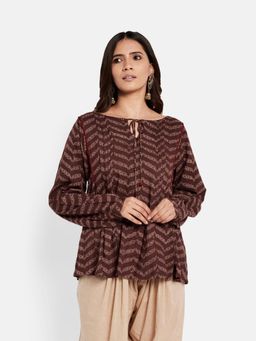 Fabindia - Rayon Blend Block Printed Top