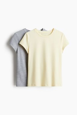 H&M - Girls 2-Pack Sports Tops With Drymove