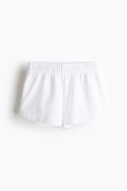 H&M - Girls White Sports Sweatshorts
