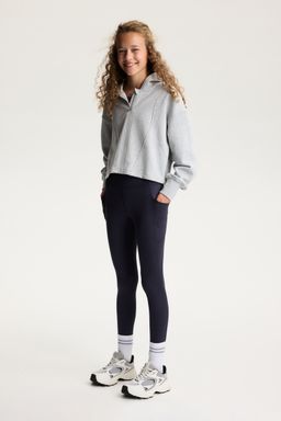 H&M - Girls Blue Pocket-Detail Sports Leggings With Drymove