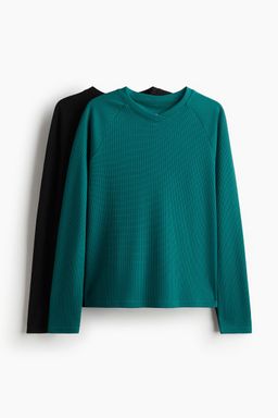 H&M - Boys 2-Pack Long-Sleeved Sports Tops With Drymove