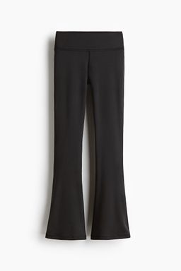 H&M - Girls Black Flared Sports Leggings With Drymove