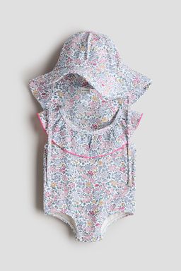 H&M - Girls Purple Swim Set