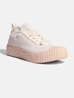 Xtep - Women Street Series Cream Running Shoes