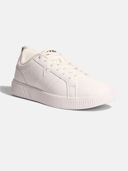 Xtep - Classic Skateboarding Cream Sneakers