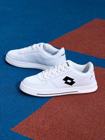 Strada White Sneakers for Men