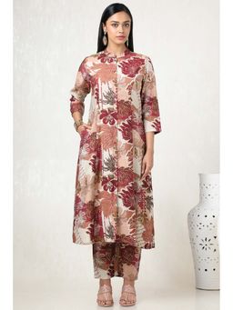 Soch - Women Multi-Color Viscose Blend Floral Print Kurta Set (Set of 2)