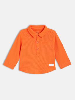 MINI KLUB - Boys Orange Solid Shirt