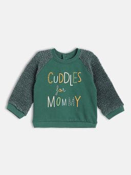 MINI KLUB - Boys Green Printed Sweatshirt