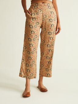Ancestry - Marin Floral Brown Pants