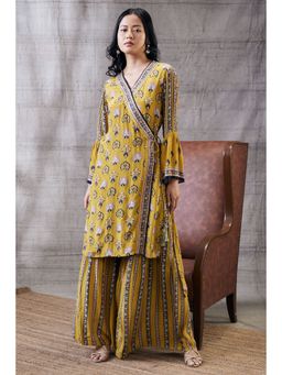 Soup by Sougat Paul - Sarouk Embroidered Angarkha (Set of 2)