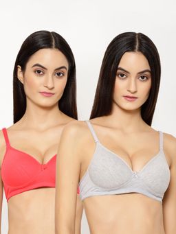 Floret - Wirefree Padded Seamless Bra - Multi-Color