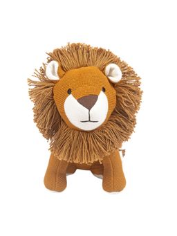 NESTA TOYS - Leo The Lion Knitted Cotton Animal Plush Toy (0-3 Months)