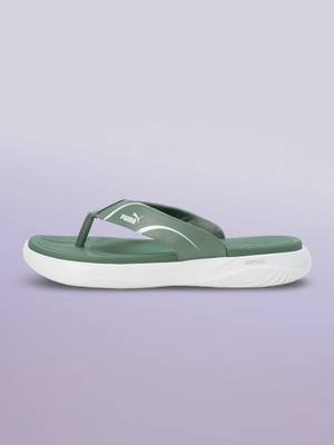 Buy Puma Softride Seave Xpress Men Green Flipflops (UK 10) - Image 1