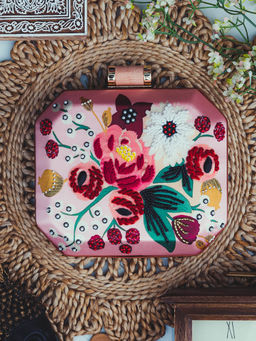 NR by Nidhi Rathi - Embroidered Multi-Color Clutch