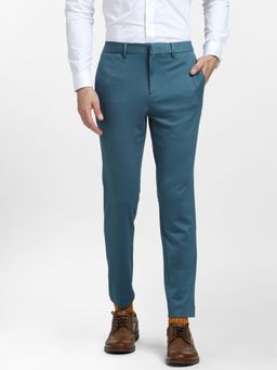 Jack & Jones - Teal Mid Rise Suit Set Trousers