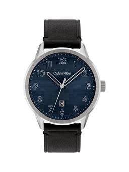 Calvin Klein - Minimalistic Pilot 42 mm Navy Blue Dial Men Watch (25200517) (M)