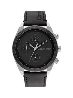 Calvin Klein - Impact Chrono Black 44 mm Dial Men Watch (25200364) (M)