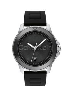 Calvin Klein - Aqueous Calendar Black 44 mm Dial Men Analog Watch (25200386) (M)