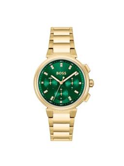Boss - One Qtz Multifunction 38 mm Green Dial Women Watch (1502679) (M)
