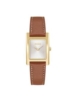 Boss - Lucy Qtz Basic Slim 23 mm White Dial Women Watch (1502741) (M)