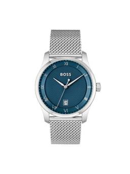 Boss - Principle Qtz Basic Calendar 41 mm Blue Dial Men Watch (1514115) (M)