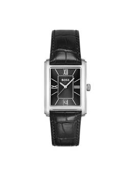 Boss - Principle Dress Qtz Basic 28 mm Calendar Black Dial Men Watch (1514277) (M)