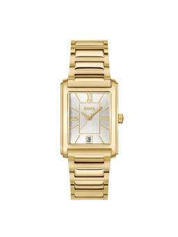 Boss - Principle Dress Qtz Basic 28 mm Calendar White Dial Men Watch (1514280) (M)