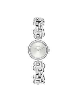 Boss - Double B Dressy Qtz 23 mm Basic Slim White Dial Women Watch (1502793) (M)