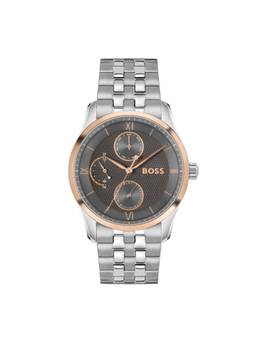 Boss - Principle Master Qtz Multifunction 41 mm Grey Dial Men Watch (1514275) (M)