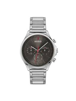 Hugo - Smash Multi Chronograph Grey 43 mm Dial Men Watch (1530411) (M)