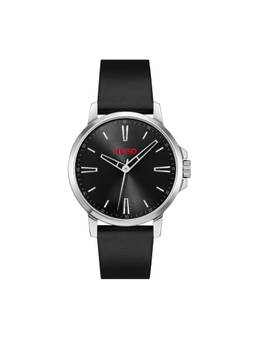 Hugo - Smooth Basic Black 41 mm Dial Men Analog Watch (1530417) (M)