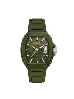Hugo - Id Basic Calendar Green 40.7 mm Dial Men Analog Watch (1530433) (M)